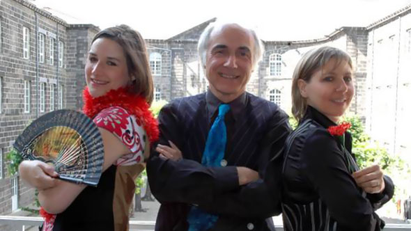 Ang&eacute;lique Pourreyron, soprano ; B&eacute;atrice Berne, clarinette et Jean-Pierre Billet, guitare. 